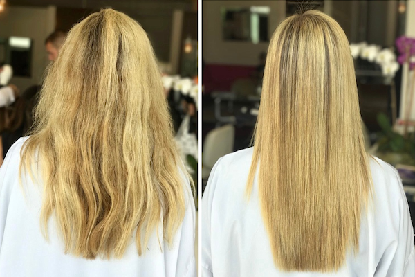 keratin treatment frizzy hair Nicolas Flores