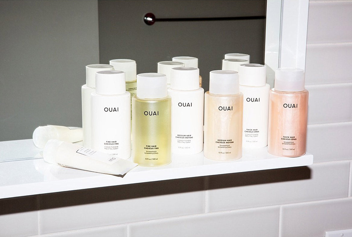 ouai fine shampoo medium shampoo thick shampoo shower essentials keratin color treated safe curly hair shampoo