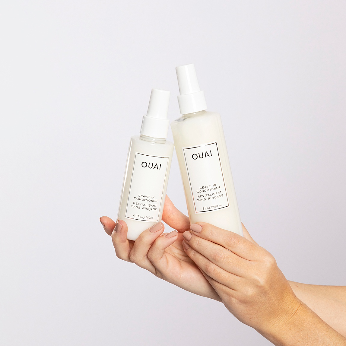 ouai leave in conditioner thermal heat protectant detangler