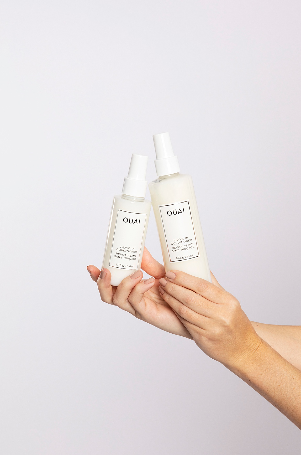 ouai leave in conditioner thermal heat protectant detangler