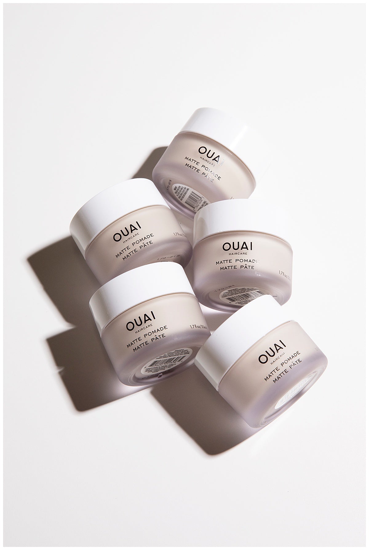 ouai matte pomade kaolin clay styling pomade
