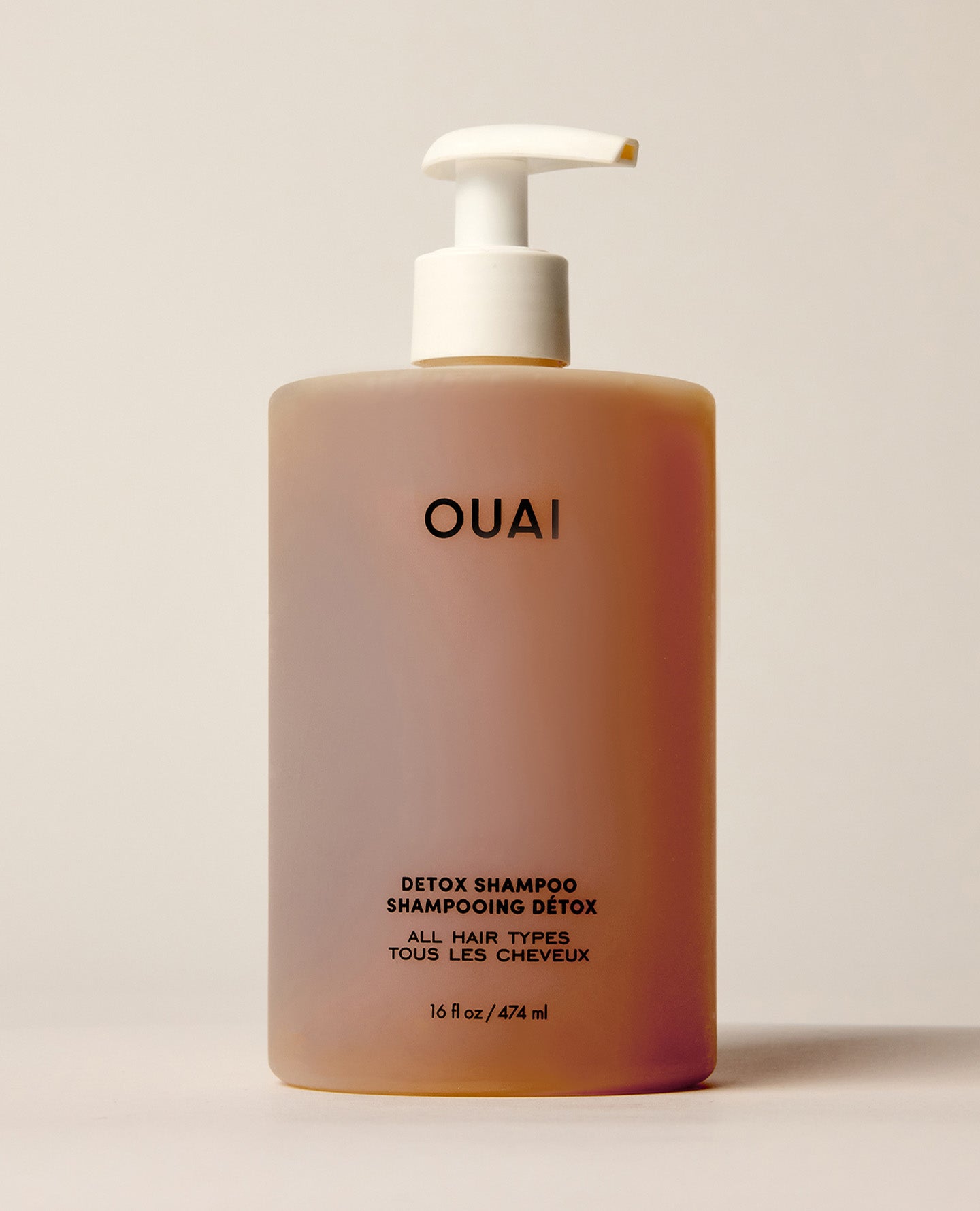OUAI Detox Shampoo jumbo pump bottle, 16 fl oz