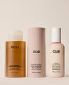Trio of The Ouai products including Detox Shampoo, Bond Repair Balm & Leave in Conditioner 